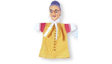 Handpuppe Gromutter fr Kasperletheater